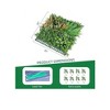 20x20 Inch Artificial Grass Wall Panels (20 Zip Tiles) - Greenery Backdrop & Privacy Screen - 12-Pack for Indoor/Outdoor Decor - 4 of 4