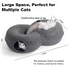 8-Shaped Large Cat Tunnel Bed for Indoor Cats, with 12 Toy Balls, Cat Donut Tunnel for Cats up to 30 Pounds - 2 of 4
