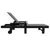 WestinTrends Ashore Modern Reclining Chaise Lounge With Arms & Wheels - 4 of 4