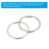Unique Bargains DIY Craft Copper Jewelry Making Versatile Earring Beading Hoops 30 Pcs - 4 of 4