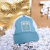 Pavilion Gift Company - Lake Icon - Cadet Blue Adjustable Mesh Hat - Hats - 4 of 4