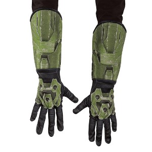 Disguise HALO Infinite Master Chief Child Deluxe Costume Gloves | One Size - 1 of 3