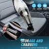 Teendow Cordless Handheld Vacuum Cleaner for Home and Car, Rechargeable Wet & Dry Handheld Vacuum Cleaner, Lightweight, Blue - 3 of 4