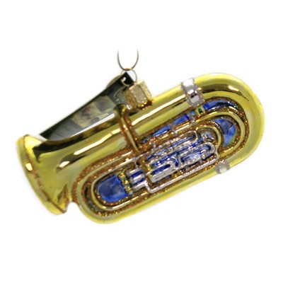 Old World Christmas 2.5" Tuba Brass Family Instrument  -  Tree Ornaments