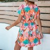 Women's Tropical Dream Cover-Up Dress - Cupshe - 4 of 4