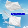 Unique Bargains Stainless Steel Indoor Outdoor Durable Flag Pole Beaded Flagpole Retainer Ring 0.98" - 2 of 4