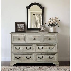NicBex Farmhouse 5/7 Drawers Dresser for Bedroom,Chest of Drawers with Natural Texture for Dining Room,Living Room,Entryway,Hallway - 1 of 4