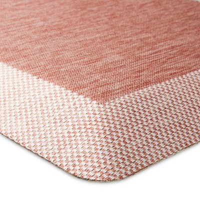 Spice Red Heathered Anti-Fatigue Kitchen Mat 19.6"x32"