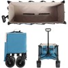 FATMOON Extra Long 300L Wagon Cart Collapsible,with 220LB Weight Capacity & All-Terrain Wheels – Utility Cart for Camping,for Families,Outdoor - 4 of 4
