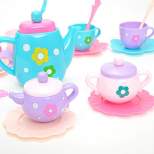 Ready! Set! Play! Link 21 Piece Tea Party Pretend Playset, Party Play Food For Kids