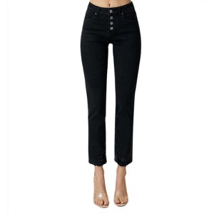 Women's Olivia Mid Rise Button Down Jeans - RISEN - 1 of 4