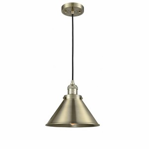 Briarcliff - 1 Light Cord Hung Mini Pendant In Traditional Style-8 Inches Tall and 10 Inches Wide - 1 of 1