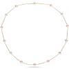 EVERLY JEWELRY | 14k Yellow Gold 5-6mm Pink Cultured Freshwater Pearl Tin Cup Necklace, 17" - 2 of 4