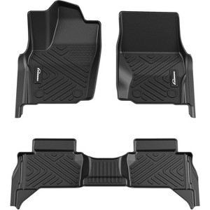 All-Weather Floor Mats for 2024-2025 Toyota Tacoma Double Cab - Heavy Duty TPE Liners (Non-Hybrid) - 1 of 4