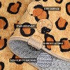 TackView Washable, Animal Print Rug, Large Soft Carpet, Non-Slip, Non-Shedding Brown Carpet for Living Room - 4 of 4