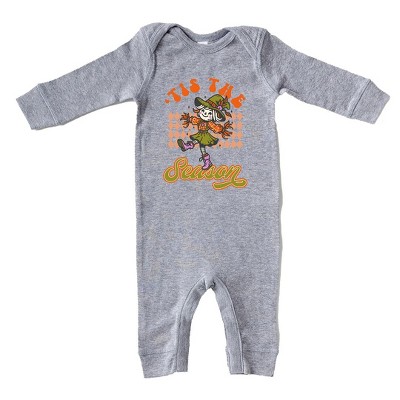 The Juniper Shop Tis The Season Scarecrow Baby Romper