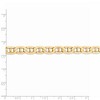 Black Bow Jewelry 7mm 14k Yellow Gold Concave Anchor Chain Bracelet - 4 of 4