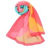 Allegra K Women's Chiffon Shawls Long Geometric Style Beach Scarf Swimwear Wrap Scarves - 2 of 4