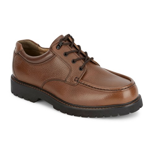 Dockers Mens Glacier Leather Rugged Casual Oxford Shoe, Dark Tan, Size 8