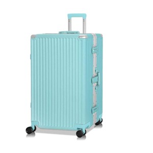Luupatchy Business Aluminum Frame Zipperless Checked Luggage Hard Shell Suitcase with TSA Lock - 1 of 4