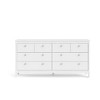 Tvilum Madrid 8 Drawer Double Dresser , White - 2 of 4