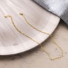 Ross-Simons 3mm 10kt Yellow Gold Paper Clip Link Choker Necklace Size 13 - 2 of 4