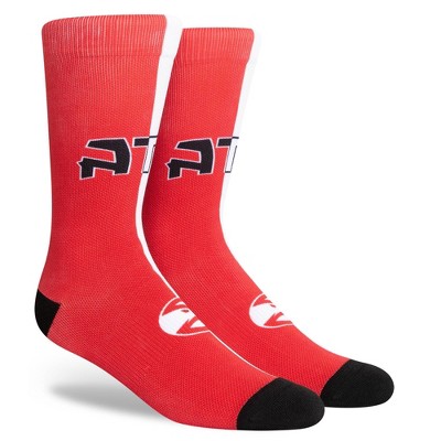 NBA Atlanta Hawks Split Crew Socks - L