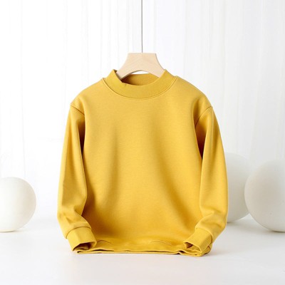 MyKids-USA Baby Solid Color Thickened Autumn Basic Hoodies