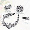 Unique Bargains Women's Fashion Leopard Spot Wide Bow Headbands - 4 of 4