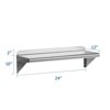 Stainless Steel Shelf Wall Mounted, NSF Commercial Wall Shelf, Floating Shelving for Kitchen, Restaurant, Home, Hotel - 3 of 4