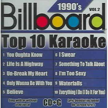 Billboard Karaoke - Billboard Top-10 Karaoke - 1990's Vol. 2 (10+10-song CD+G)