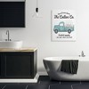 Stupell Industries Toilet Paper Family Bathroom Sign Premium Cotton Truck - 2 of 4