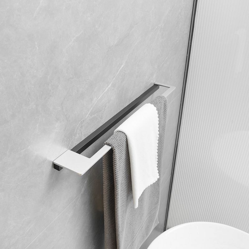 BWE 4-Piece Bath Hardware Set with Towel Bar Hand Towel Holder Toilet Paper Holder Towel Hook, 2 of 8