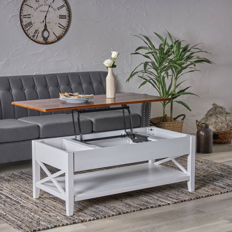 Decatur Farmhouse Lift Top Coffee Table - Christopher Knight Home, 5 of 11