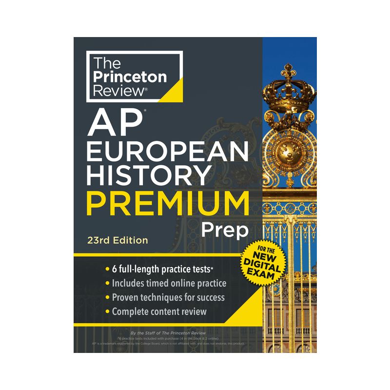 Princeton Review AP European History Premium Prep, 23rd Edition - (College Test Preparation) by  The Princeton Review (Paperback), 1 of 2