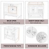 Vynxaria White 30" Bathroom Vanity Base Only with Storage Cabinet and Drawers - 2 of 4