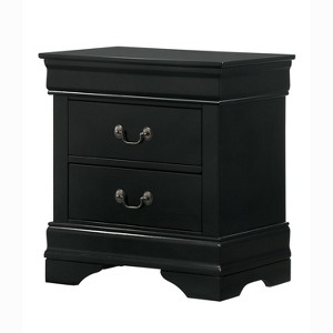 Sliver 2 Drawer Nightstand - HOMES: Inside + Out - 1 of 3