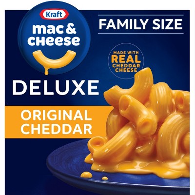 Kraft Deluxe Original Cheddar Mac and Cheese Dinner Family Size - 24oz