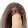 Jessie's Wig 26 Inch Ombre Blonde With Dark Roots Wavy Wig 13x3.5 Synthetic Lace 1 Pc/Pack - 3 of 4