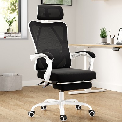 GlasFlength Task and Office Chairs with Support Armrest，Ergonomic, Adjustable，Computer Chair and Gaming Chair, Black, 24"*24.8"*45"