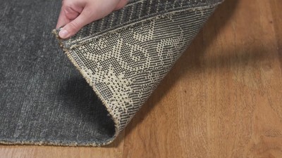 Palazzo Chic Black & Green Flat Woven Synthetic Area Rug - 4' x 6'