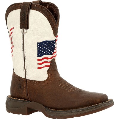Lil' Rebel by Durango Kids Distressed Flag Western Boot