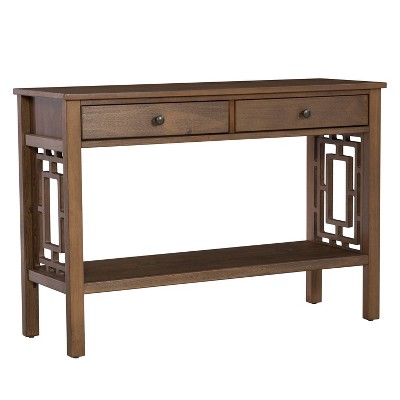 Hardy Console Table Brown - Linon