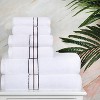 Premium Cotton Solid Plush Heavyweight Hotel Luxury Towel Set by Blue Nile Mills - 2 of 4