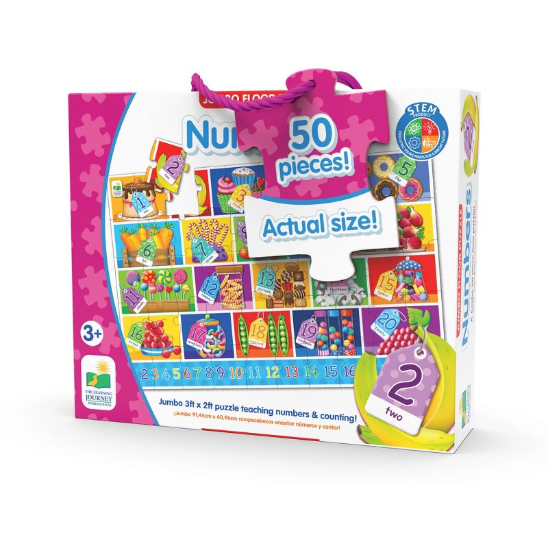The Learning Journey Jumbo Floor Puzzles Numbers (50 pieces), 5 of 7