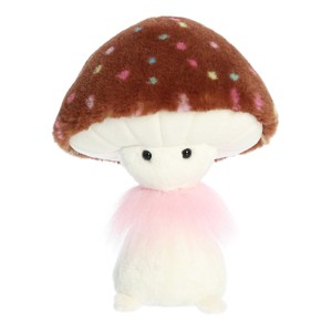 Aurora Small Chocolate Cupcake Fungi Friends Vibrant Stuffed Animal Brown 9" - 1 of 4
