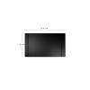 SUM Life Edge Desk Pad With Anti Skid and Side Rails 34" x 20 Black OSKDPD001 - 3 of 4