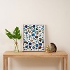 Ninola Design Watercolor Stains Blue Gold Art Canvas - Society6 - 3 of 4