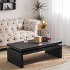 NicBex Modern 47.6" Rectangle Wood Coffee Table with 2 Tiered Tabletop for Living Room and Office - 4 of 4