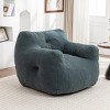 SEVOBAL Sofas Bean Bag Chair with Armrests High-Density Foam Comfy Lounge Sofa for Living Room Bedroom, Green, 37"*35"*31.1" - 2 of 4